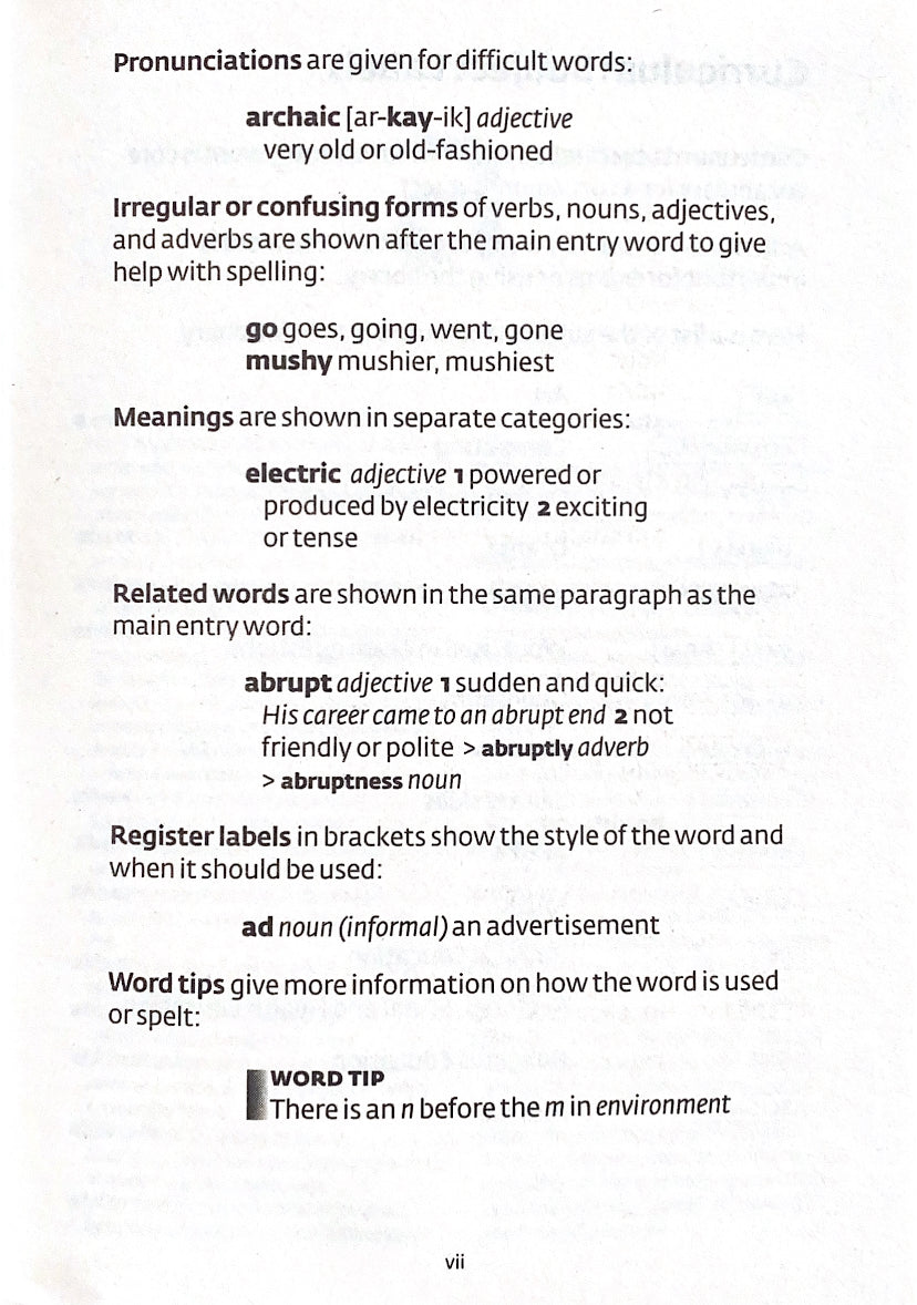 Collins English School Dictionary