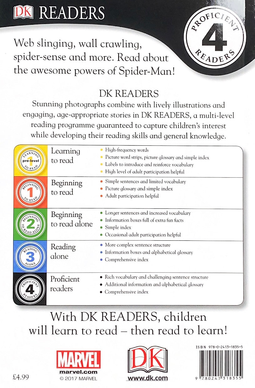 DK Readers L4 - Spider-Man's Amazing Powers