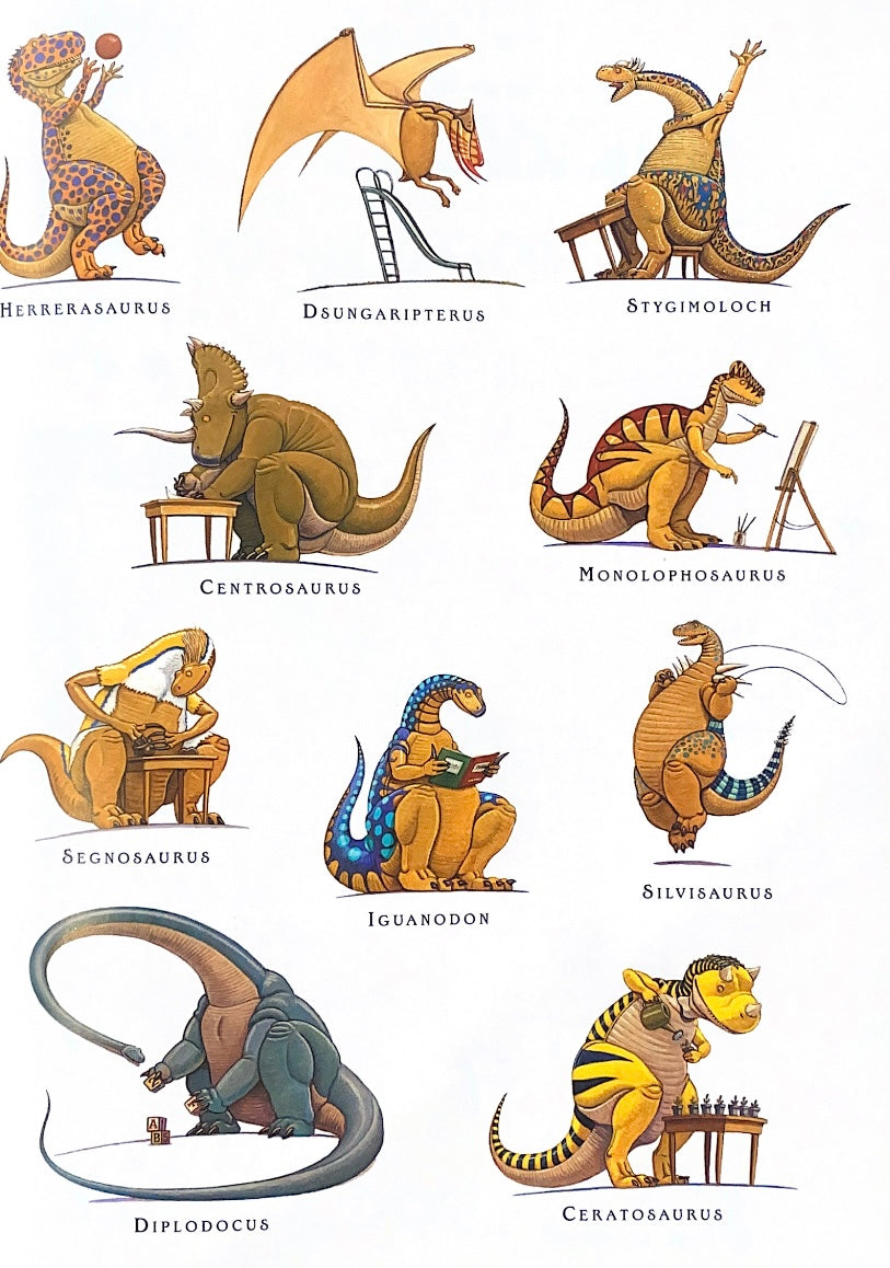 How Do Dinosaurs go to School?