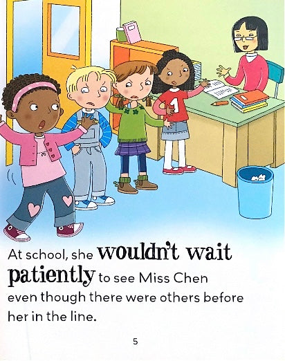 I Don’t Want to Wait! A book about patience.